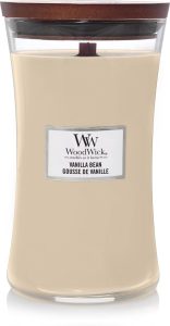 woodwick hourglass vanilla bean geurkaars