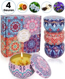 boncy geurkaarsen set van 4