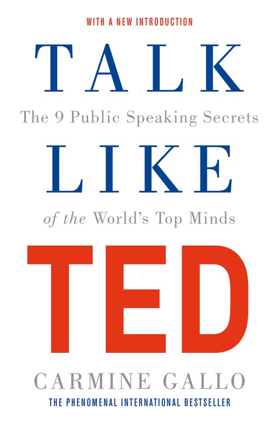 boek kaft Talk Like TED