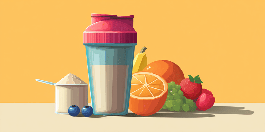 gezonde pre-workout shake met fruit