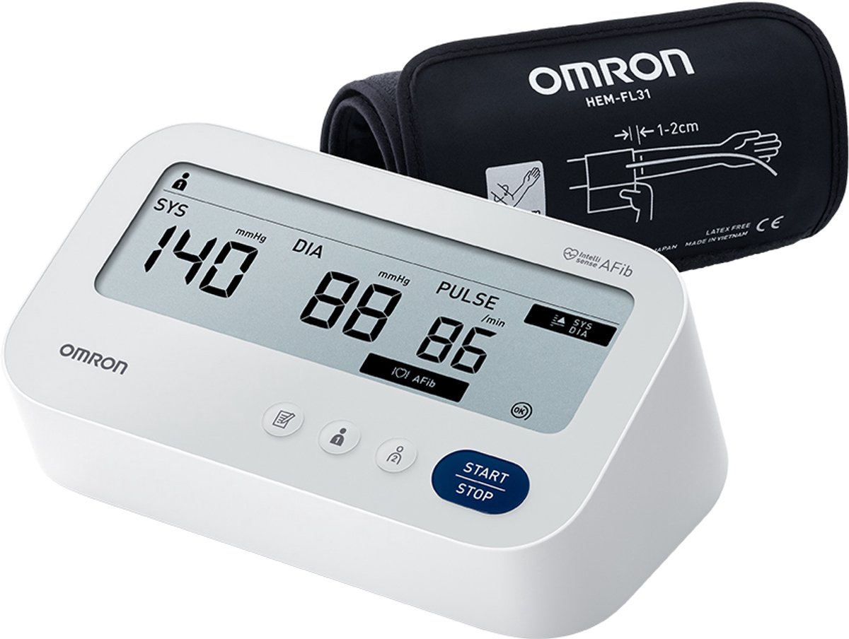omron x3 comfort bloeddrukmeter