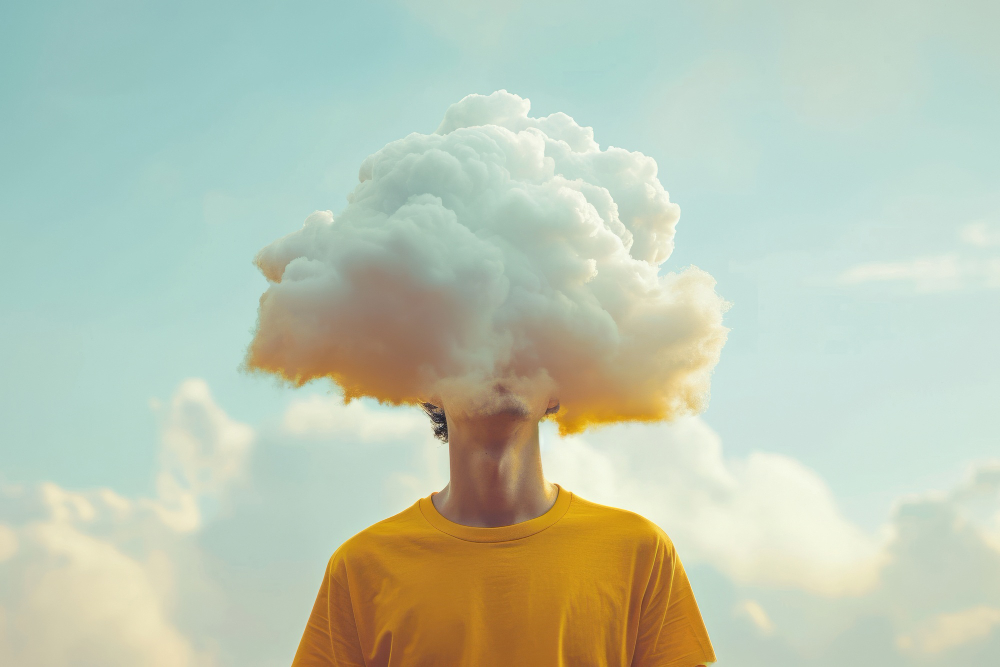 persoon met een bepaalde mindset