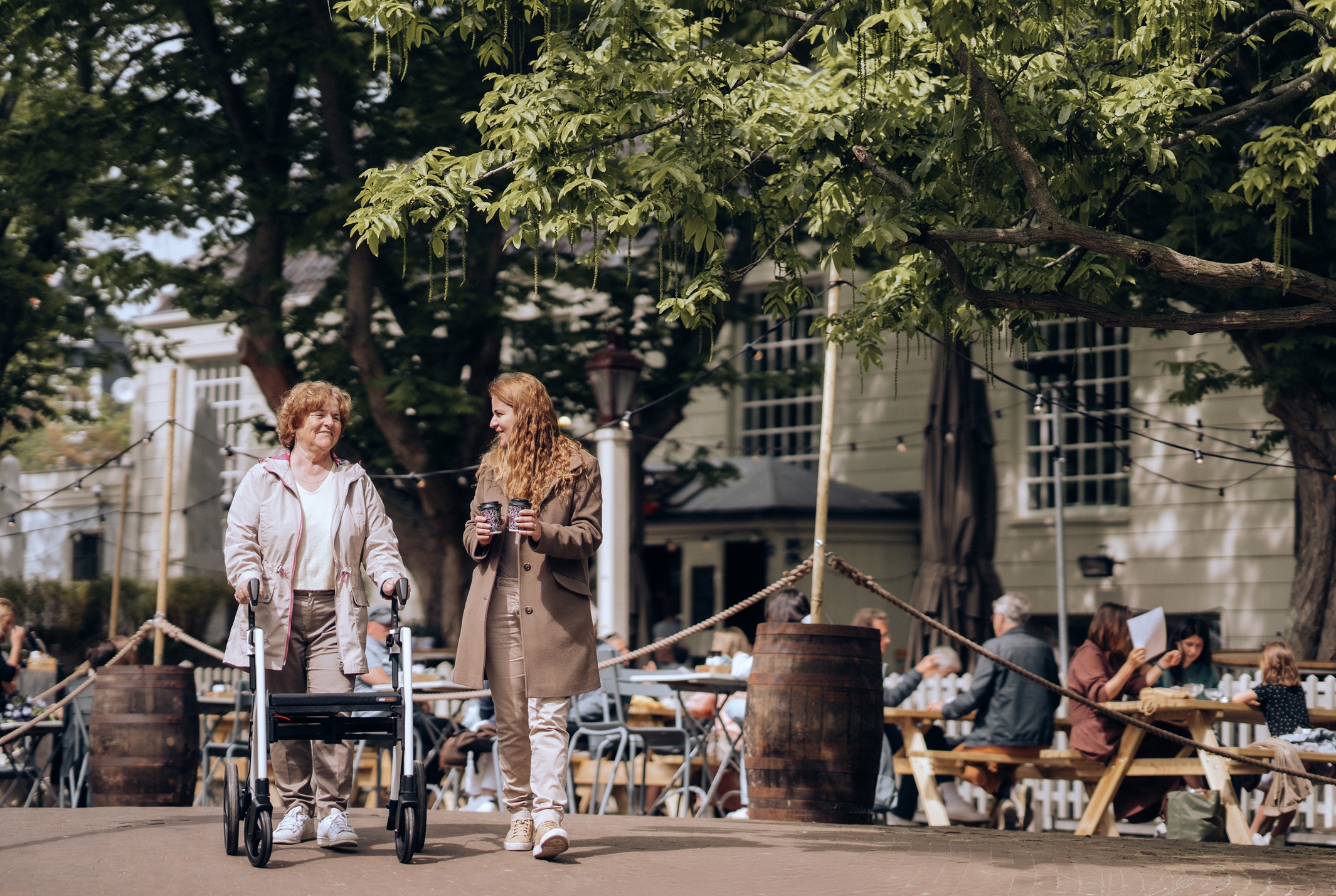 rollator en rolstoel