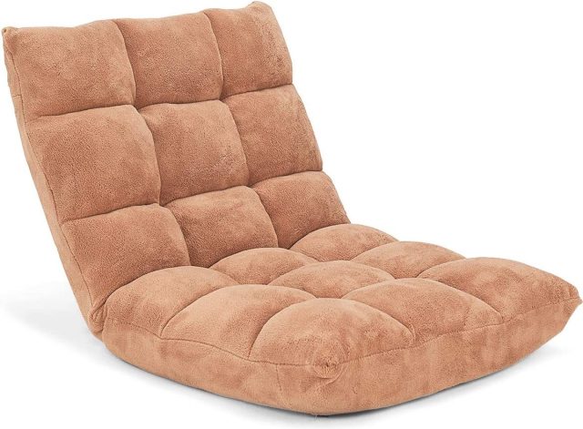 Meditatie stoel Mandir taupe creme