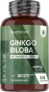 WeightWorld Ginkgo Biloba tabletten